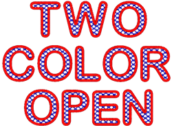 Two Color Open