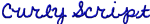 Curly Script