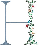GH FLORAL FONT