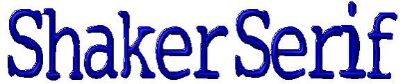 Shaker Serif