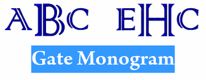 Gate Monogram