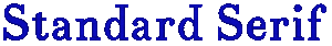 Standard Serif