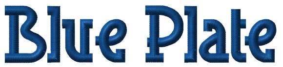 Blue Plate