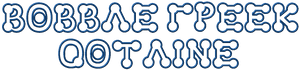 Bubble Greek Outline