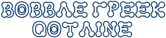 Bubble Greek Outline