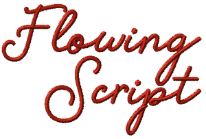Flowing Script