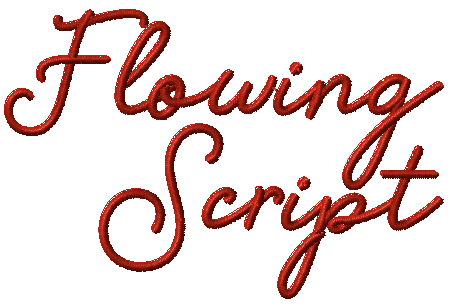 Flowing Script