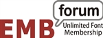 EmbForum Font Membership